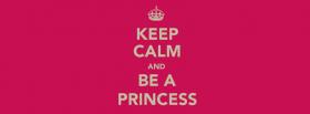 be a princess quotes facebook cover