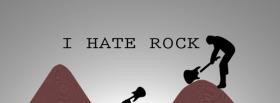 i hate rock quotes facebook cover