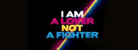 im a lover quotes facebook cover