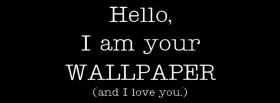 im your wallpaper quotes facebook cover
