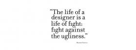 life of designer quotes facebook cover