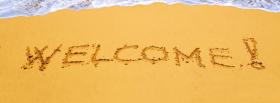 beach welcome quotes facebook cover