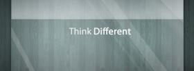 simple think different quotes facebook cover