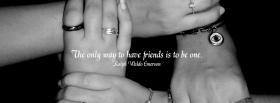 be a friend quotes facebook cover