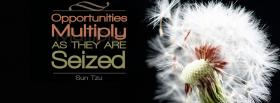 opportunities multiply quotes facebook cover