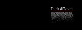 think different quotes facebook cover