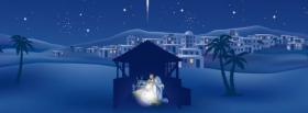 christ birth night religions facebook cover