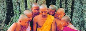 buddhist monks religions facebook cover
