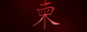 chinese writting simple facebook cover