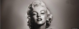 Sexy Marilyn Monroe facebook cover